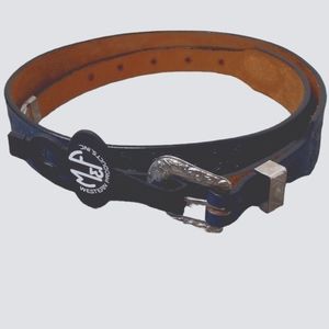 M&F‎ Western Products Dixie Leather Women's Blue/ Silver Buckle 34 NWT